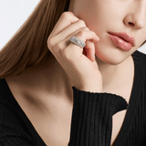 Sensuelle Raw Silver Ring