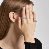 Sensuelle Raw Silver Ring
