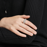 Sensuelle Raw Silver Ring