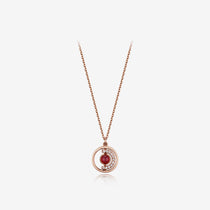 [July Birthstone] Petite D.D Gold Necklace - DIDIER DUBOT
