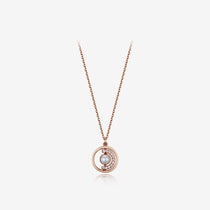 [June Birthstone] Petite D.D Gold Necklace - DIDIER DUBOT