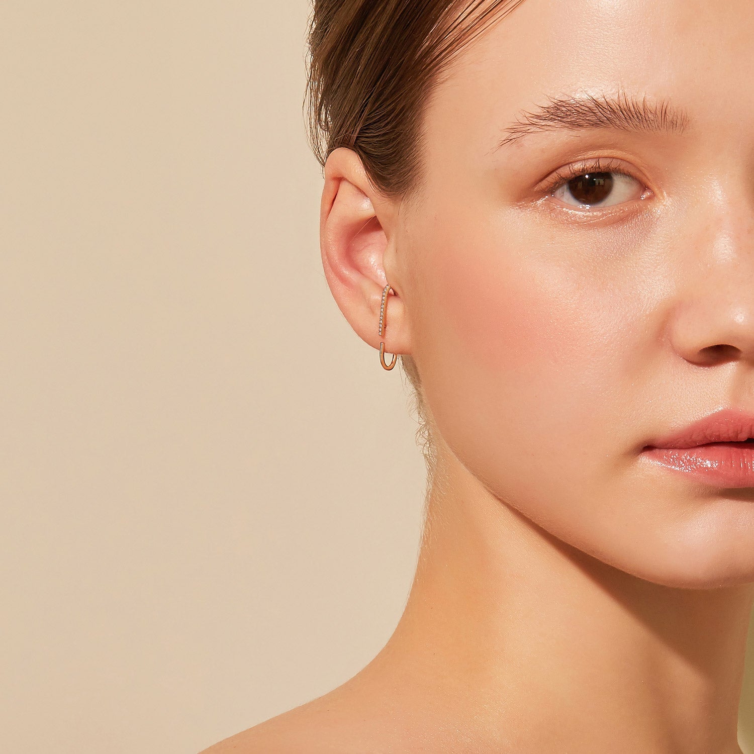 L'air de Paris Gold One-sided Earring - DIDIER DUBOT