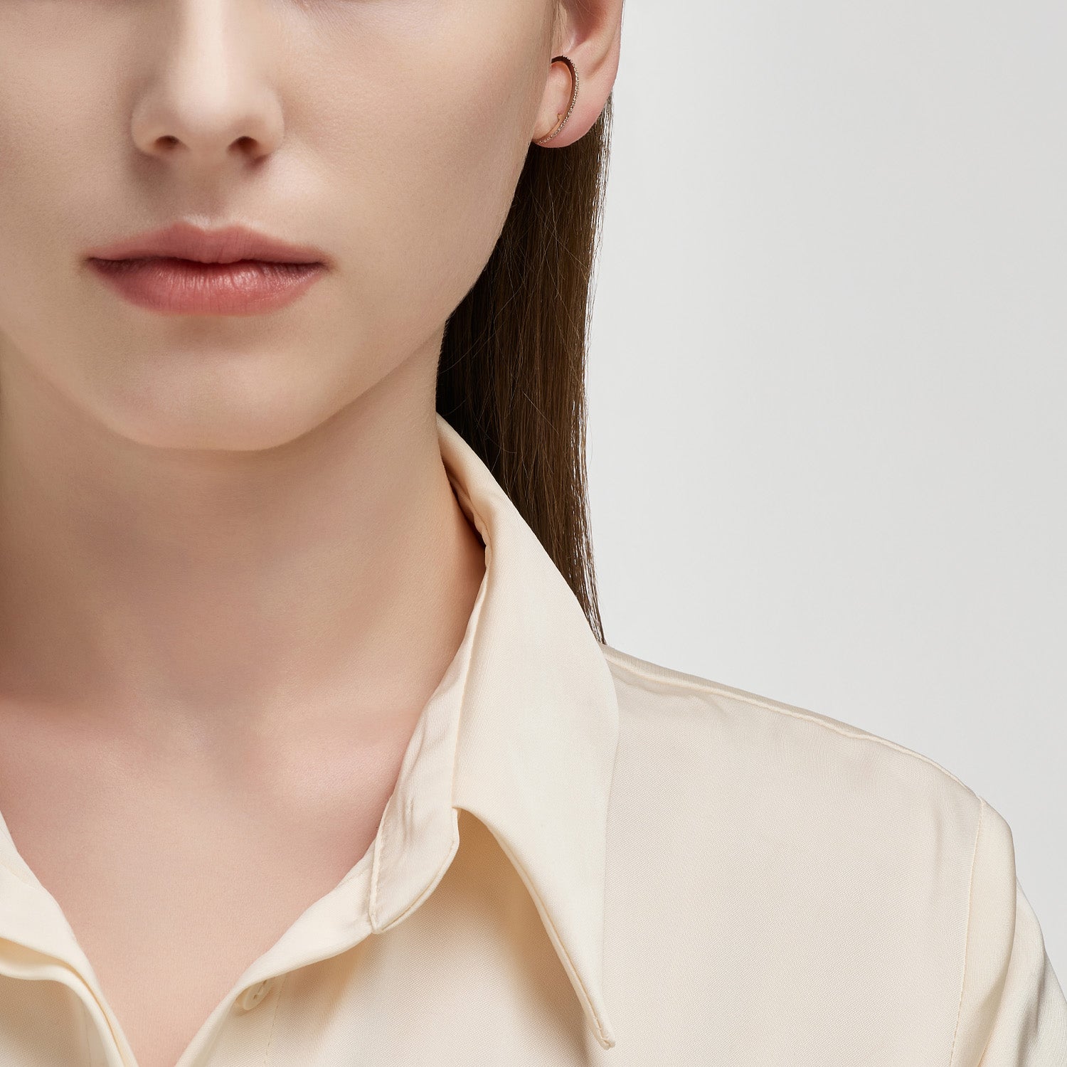 L'air de Paris Gold One-sided Earring - DIDIER DUBOT