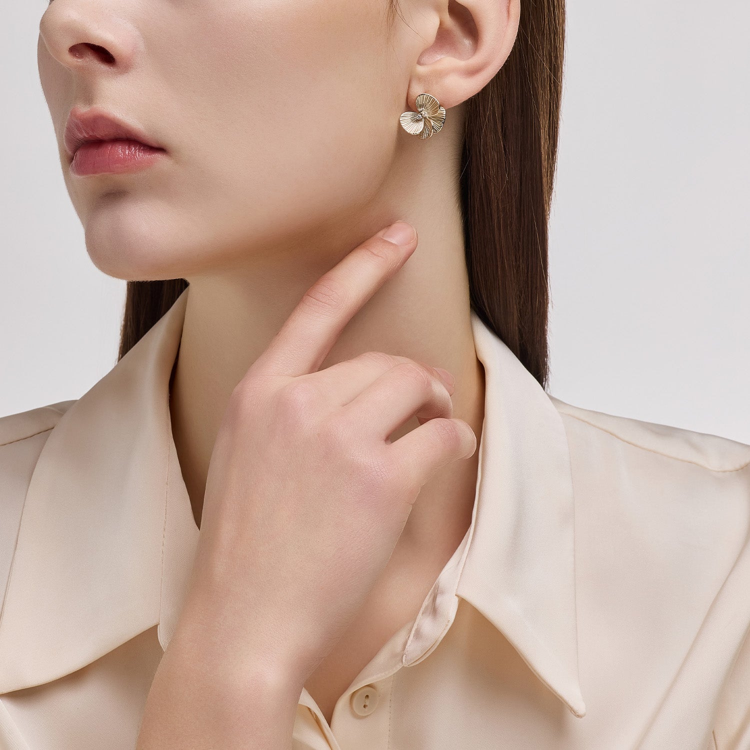 La D.D Gold Earring - DIDIER DUBOT