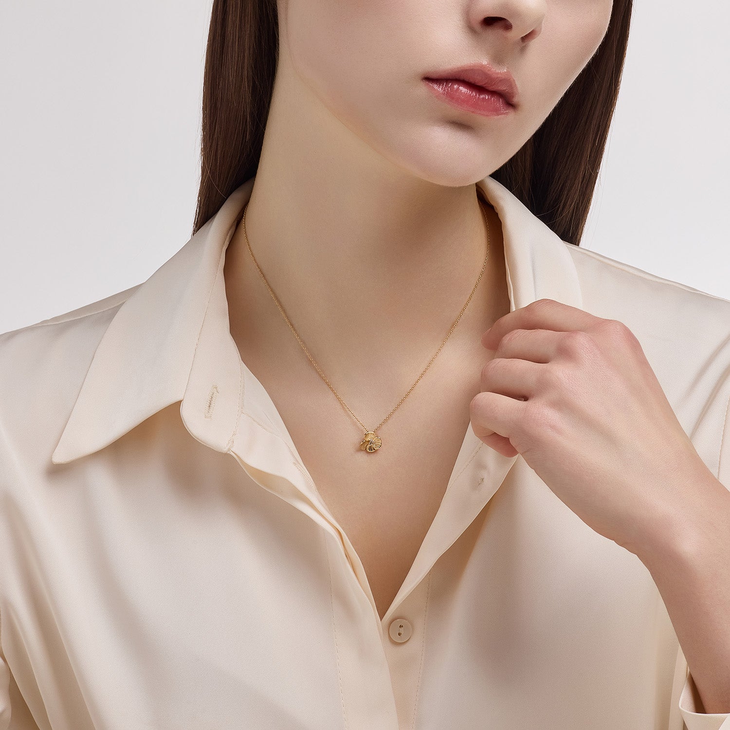 La D.D Gold Necklace - DIDIER DUBOT