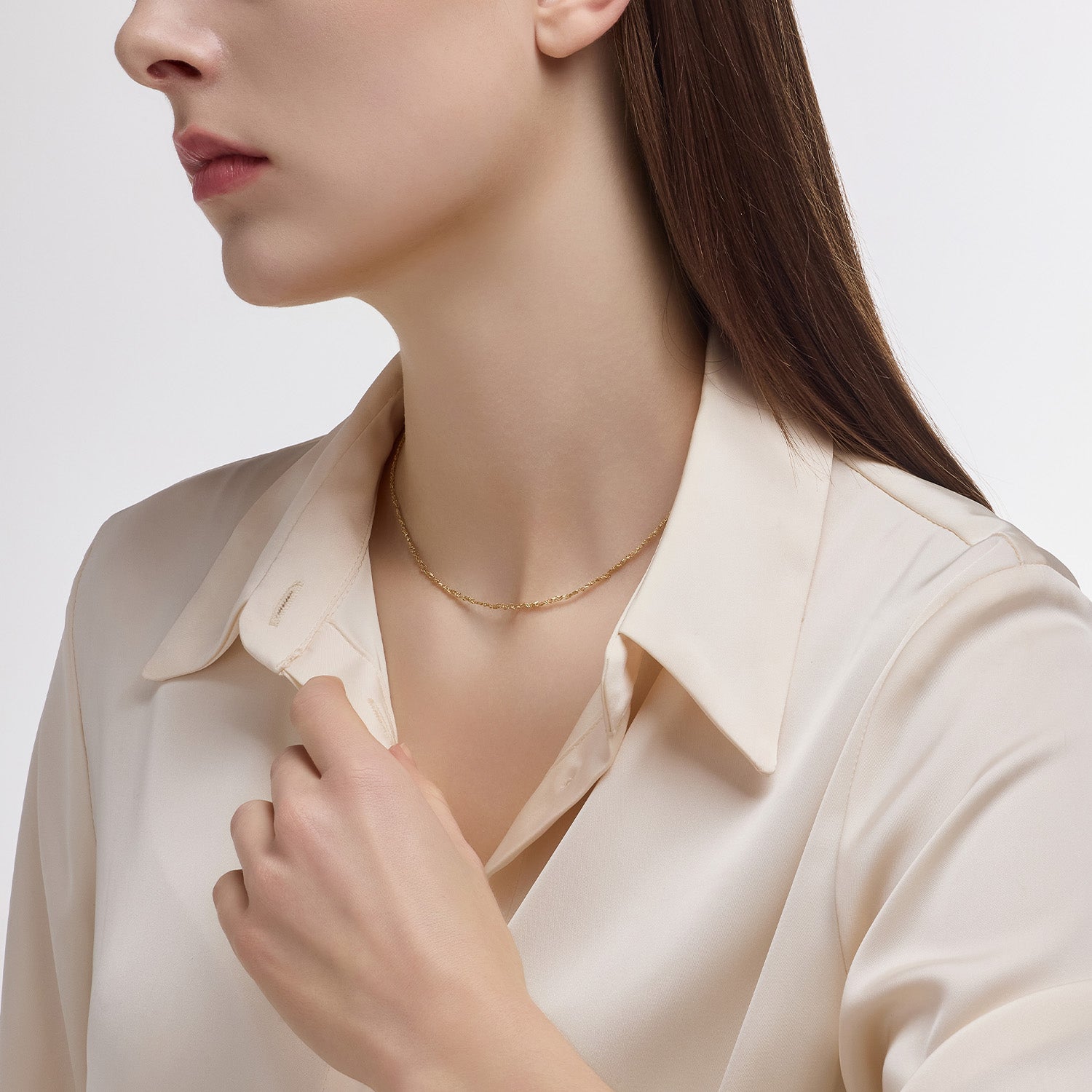 La D.D Gold Necklace - DIDIER DUBOT