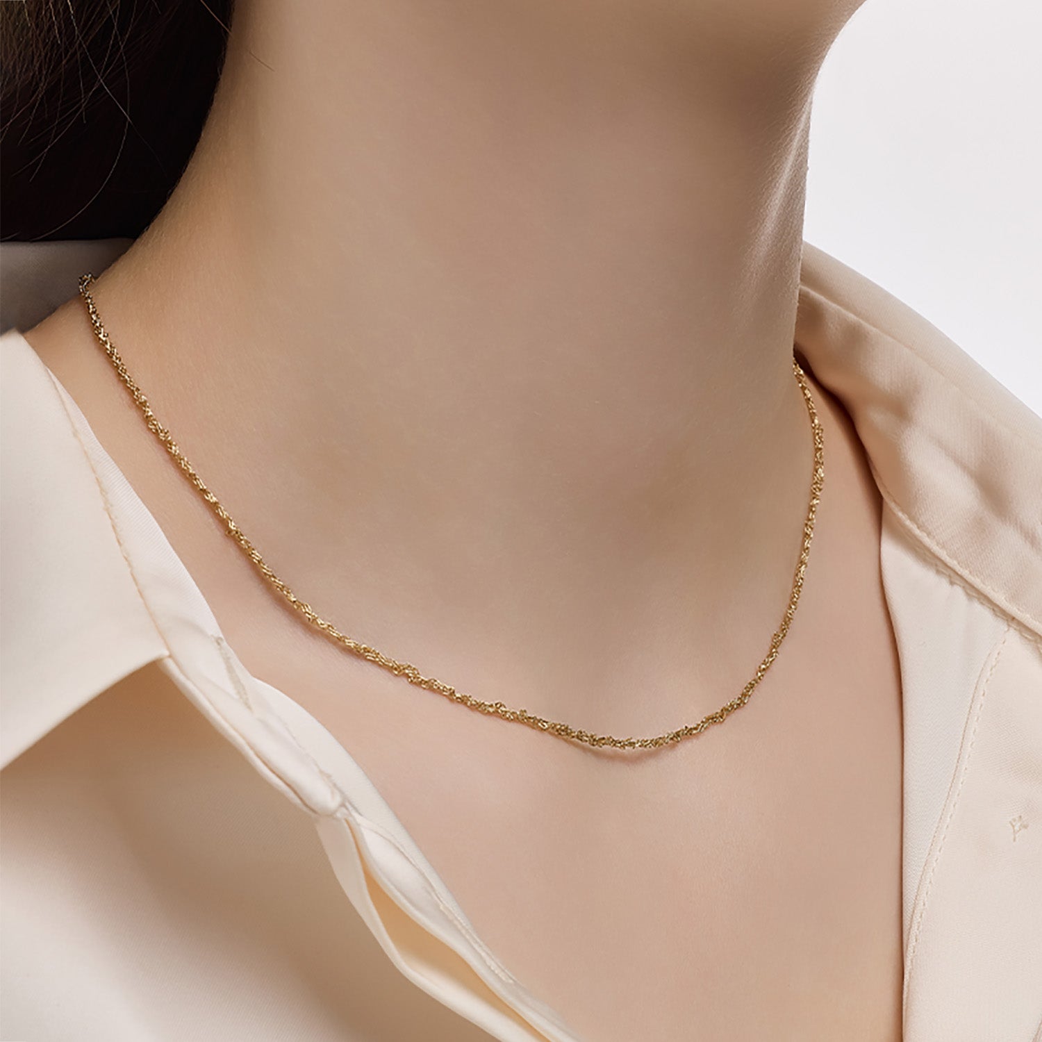 La D.D Gold Necklace - DIDIER DUBOT