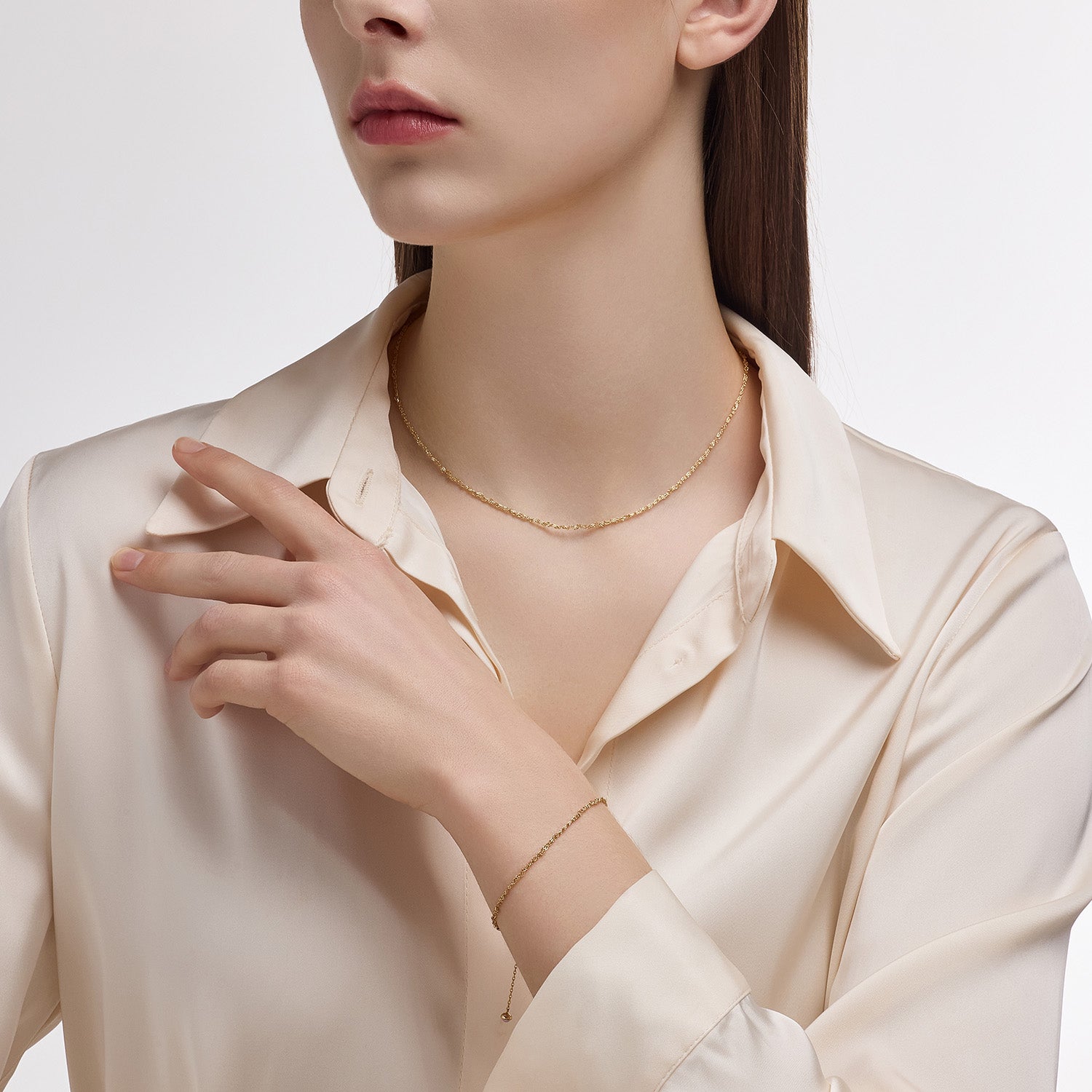 La D.D Gold Necklace - DIDIER DUBOT