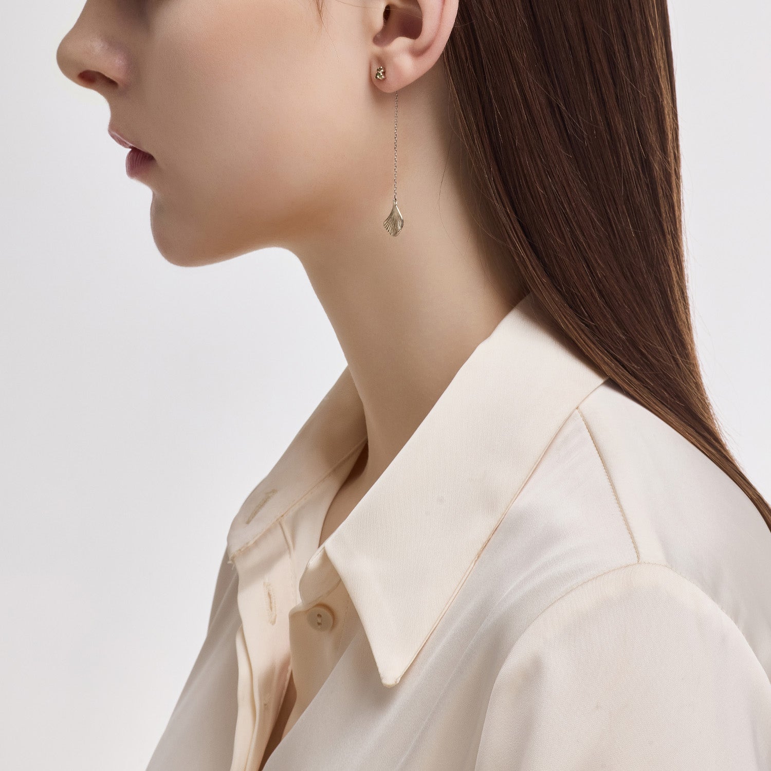 La D.D Gold One-sided Earring Back - DIDIER DUBOT