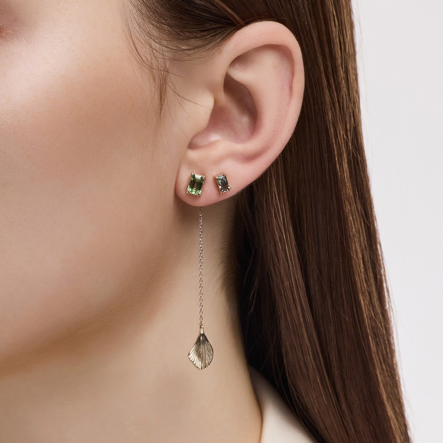 La D.D Gold One-sided Earring Back - DIDIER DUBOT