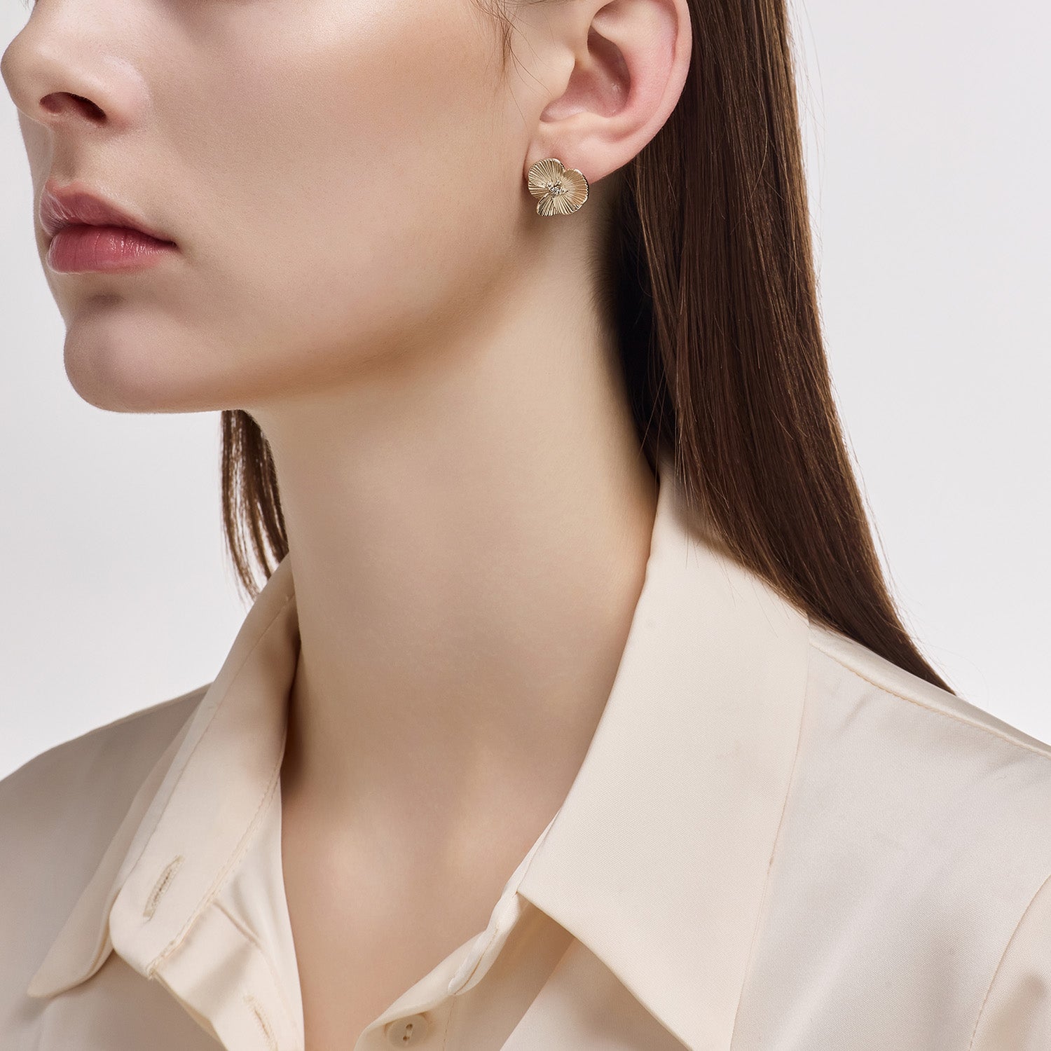 La D.D Gold One-sided Earring - DIDIER DUBOT