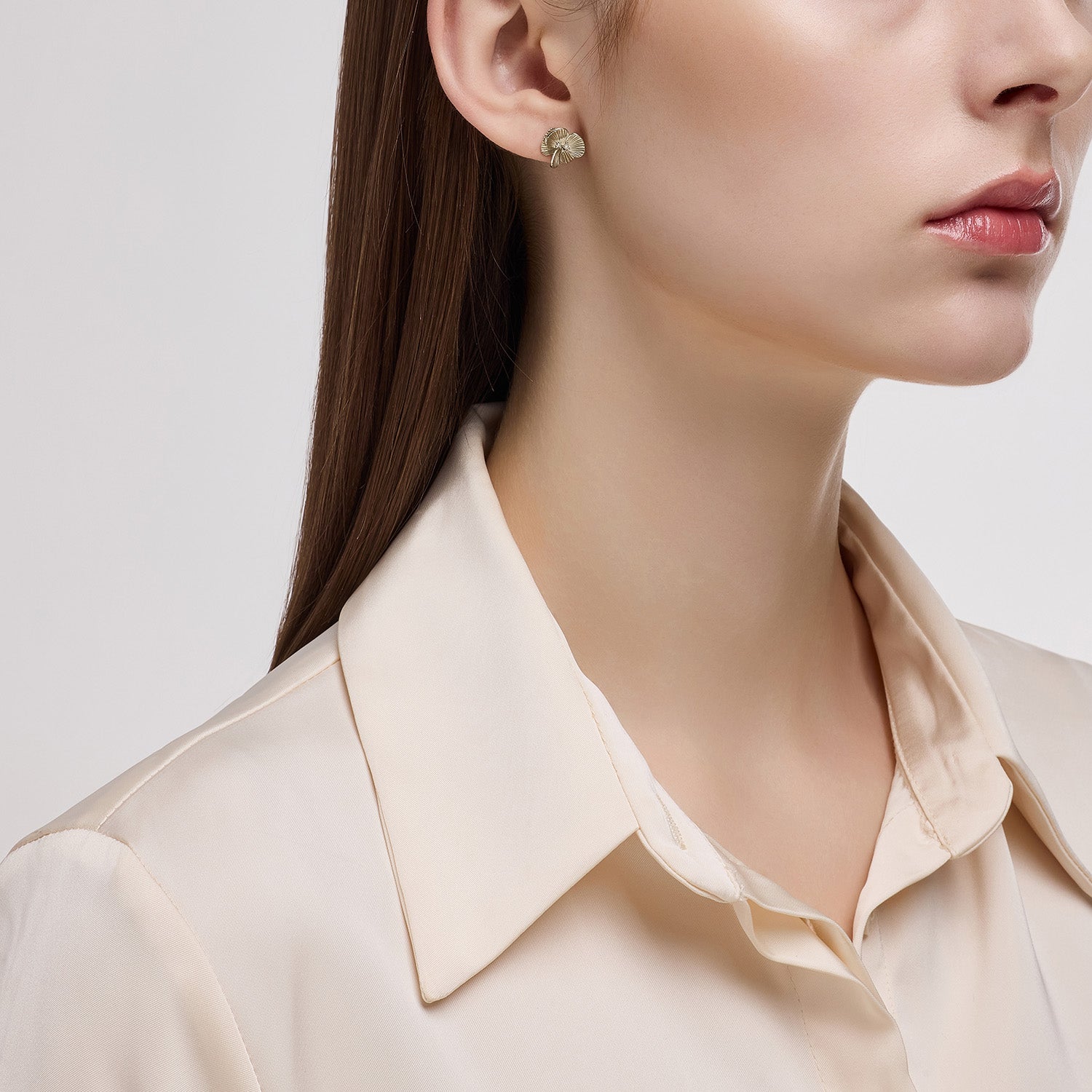 La D.D Gold One-sided Earring - DIDIER DUBOT