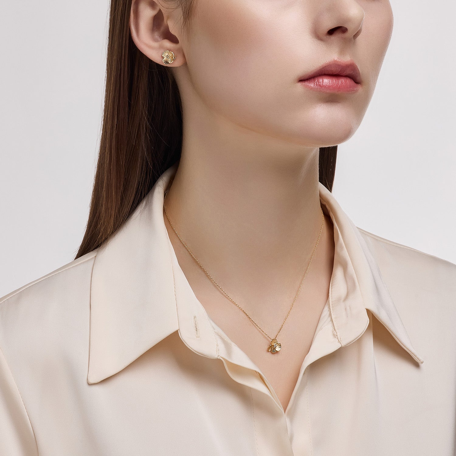 La D.D Gold One-sided Earring - DIDIER DUBOT