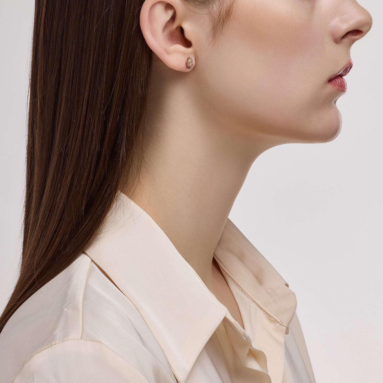 La D.D Gold One-sided Earring - DIDIER DUBOT