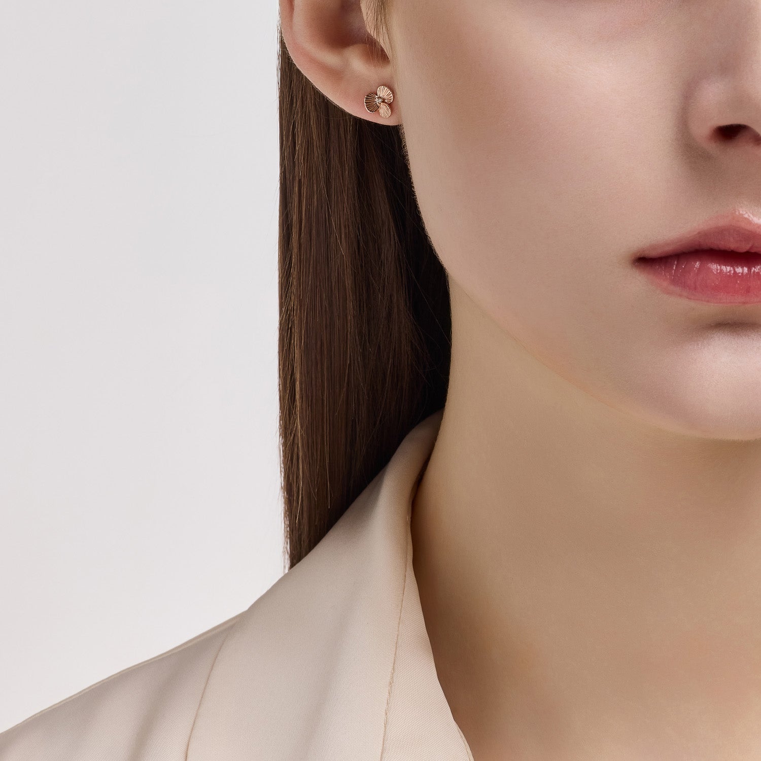 La D.D Gold One-sided Earring - DIDIER DUBOT