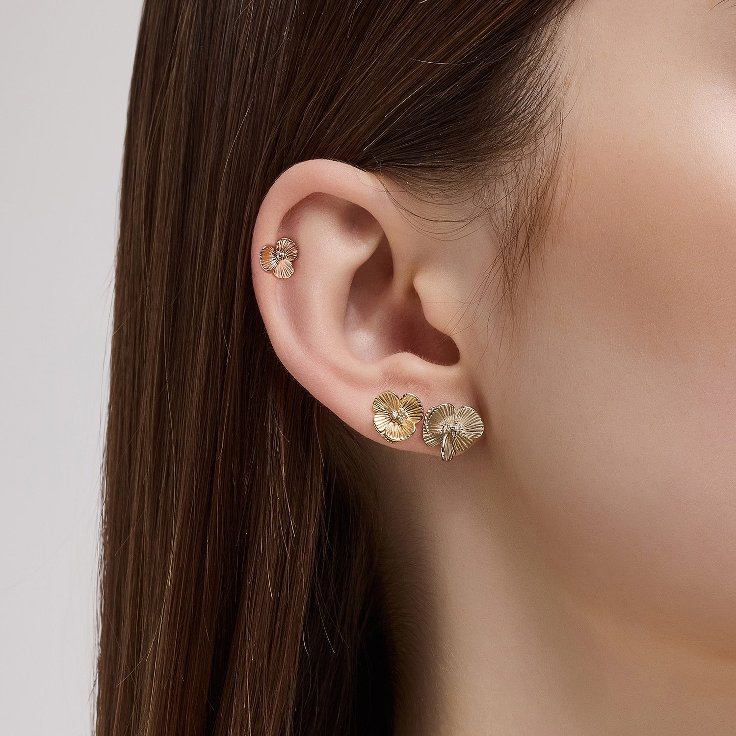 La D.D Gold One-sided Earring - DIDIER DUBOT