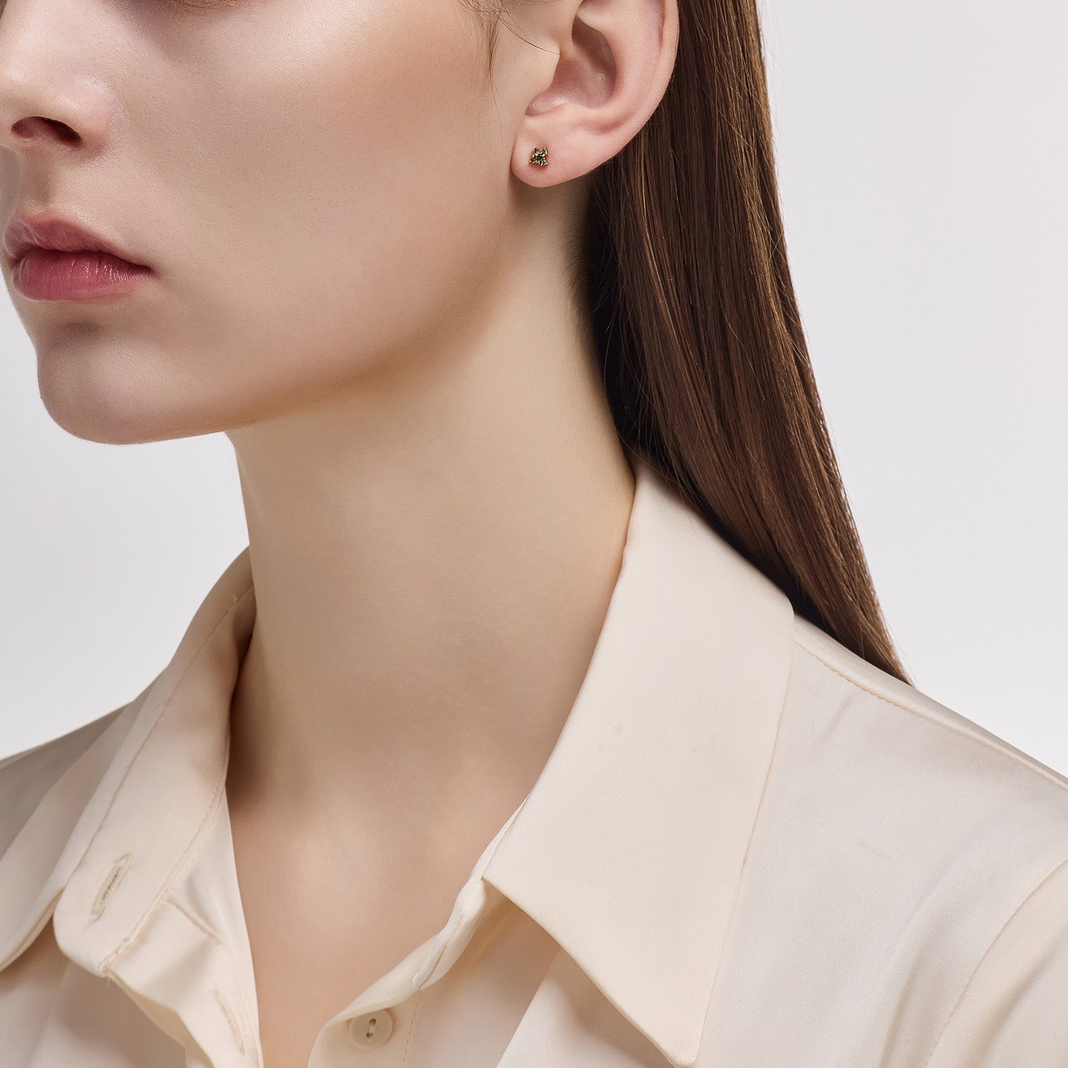 La D.D Gold One-sided Earring - DIDIER DUBOT