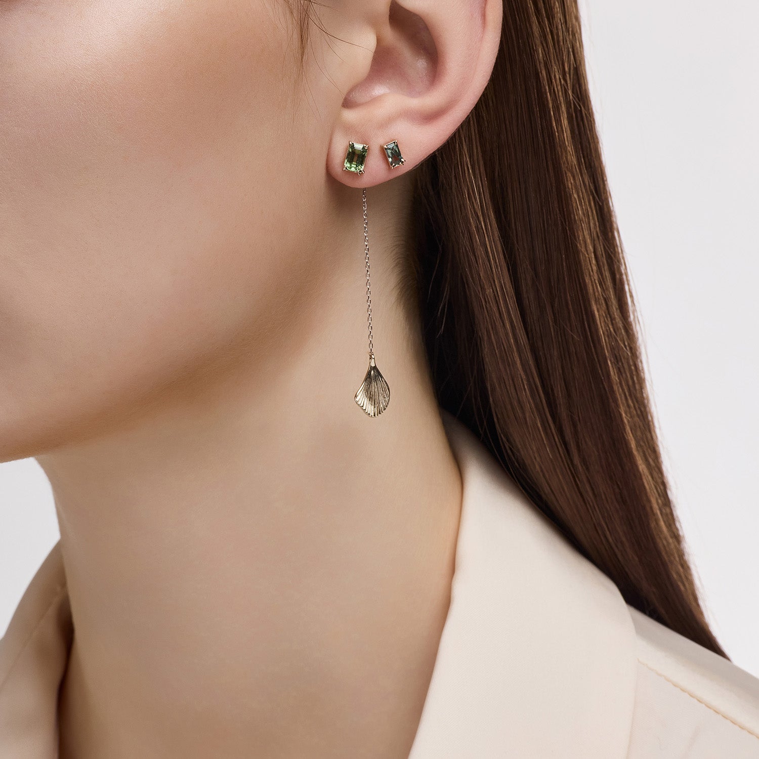 La D.D Gold One-sided Earring - DIDIER DUBOT