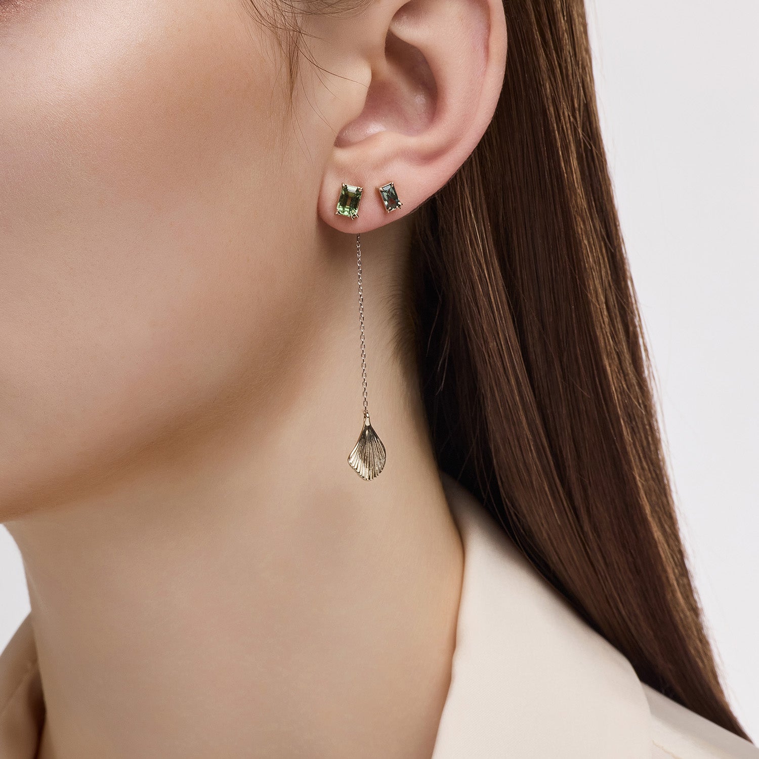 La D.D Gold One-sided Earring - DIDIER DUBOT