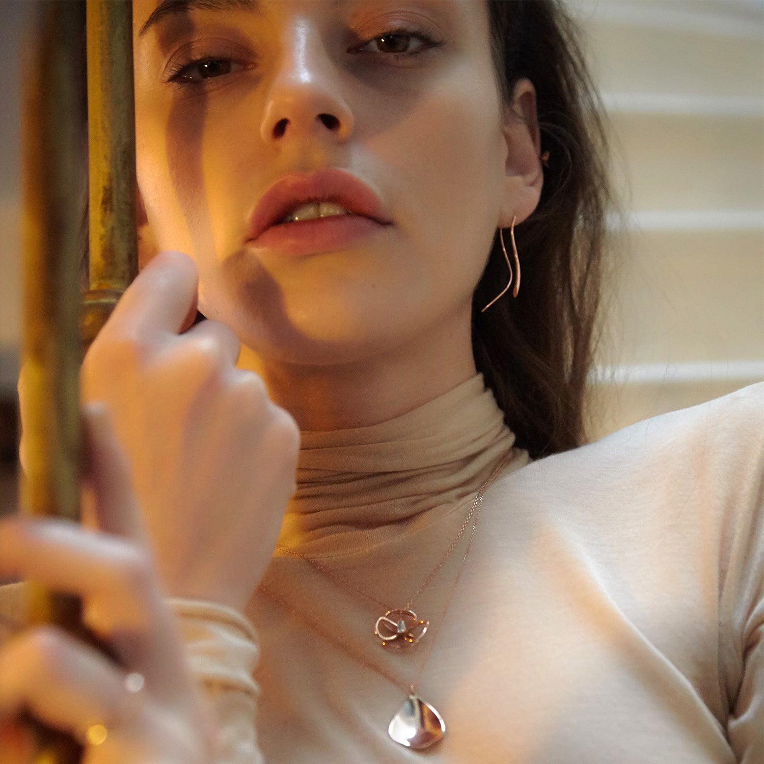 La D.D One-sided Gold Earring - DIDIER DUBOT