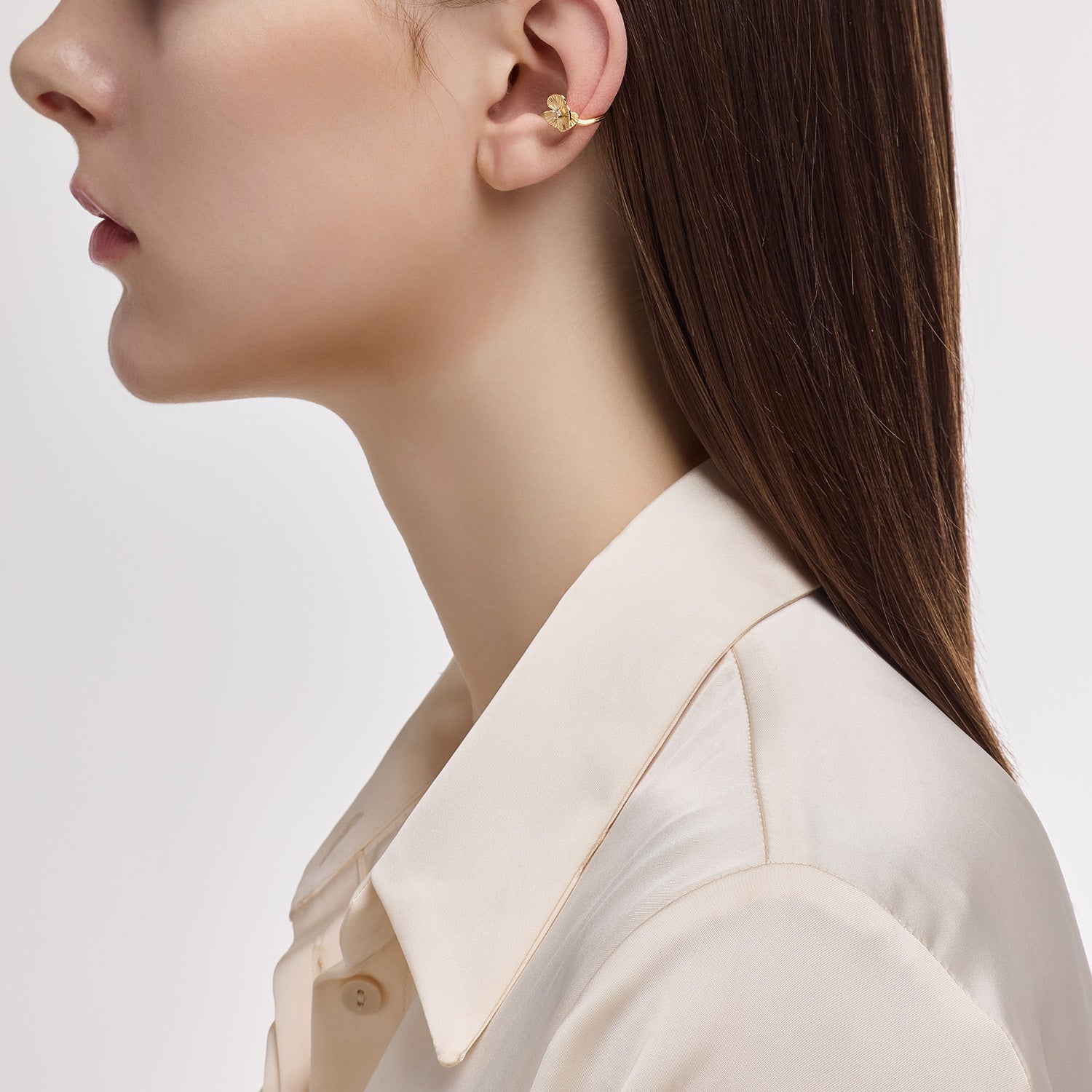 La D.D Silver Ear Cuff - DIDIER DUBOT