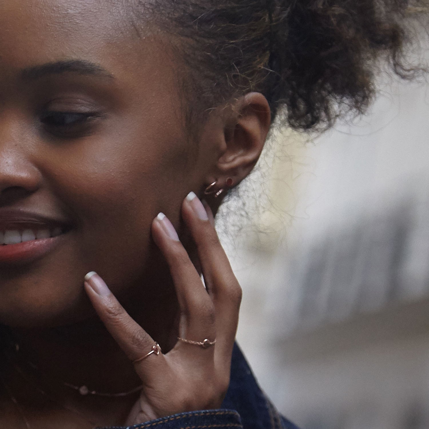 La vie de Paris Gold One-sided Piercing - DIDIER DUBOT