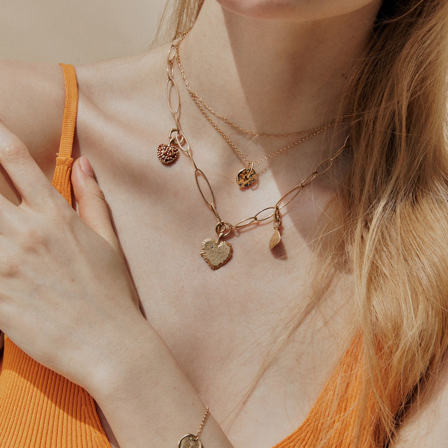 La vie de Paris Gold Pendant - DIDIER DUBOT