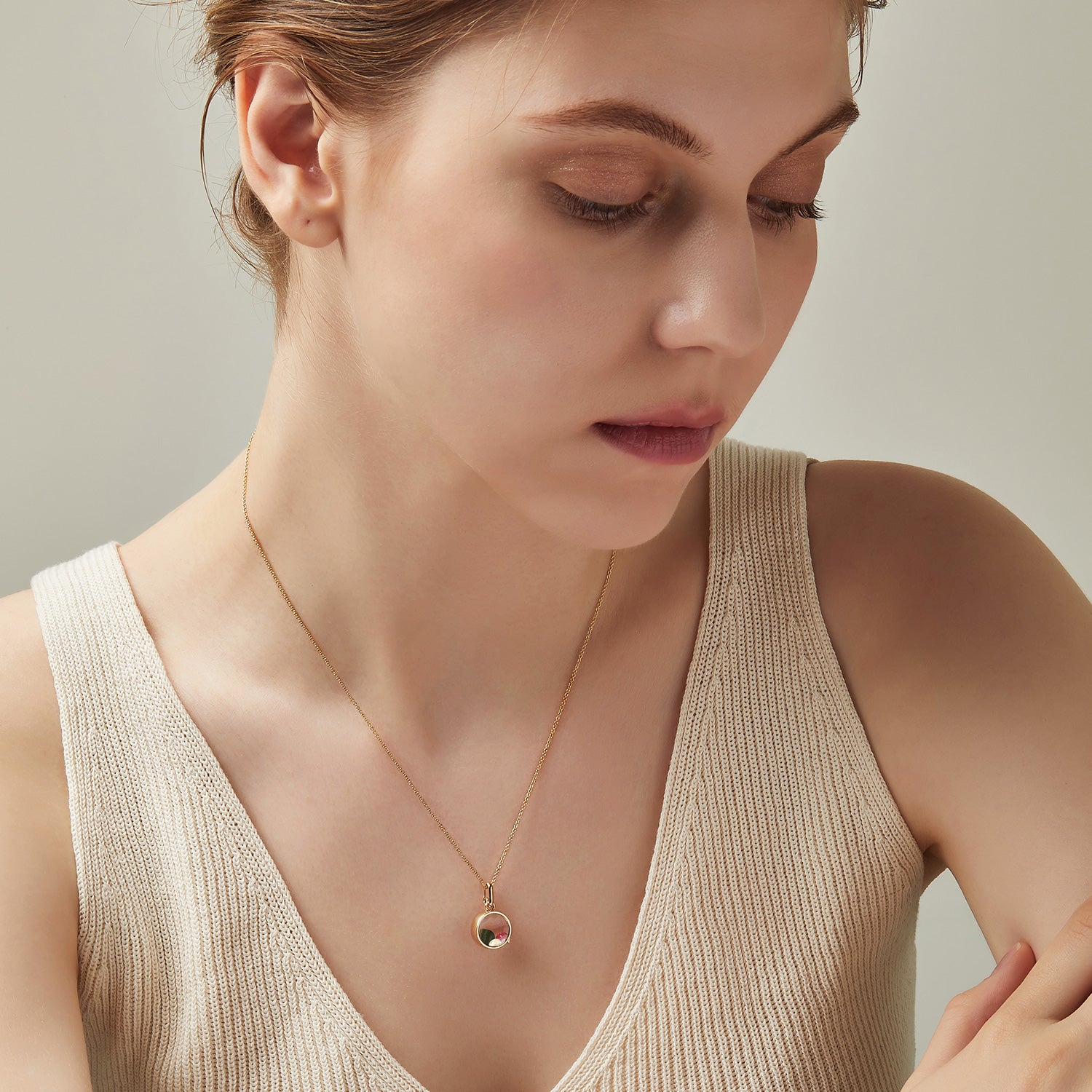 La vie de Paris Gold Pendant JDVPG3F01YC - DIDIER DUBOT