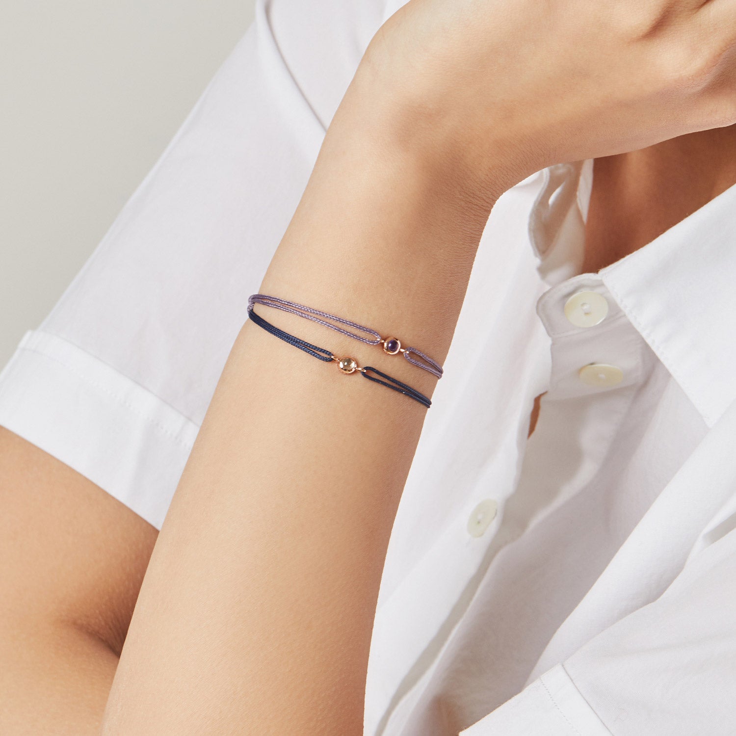 [March Birthstone] Debon D.D Gold Bracelet - DIDIER DUBOT