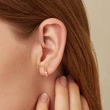 Miss. Doux Gold Earring - DIDIER DUBOT