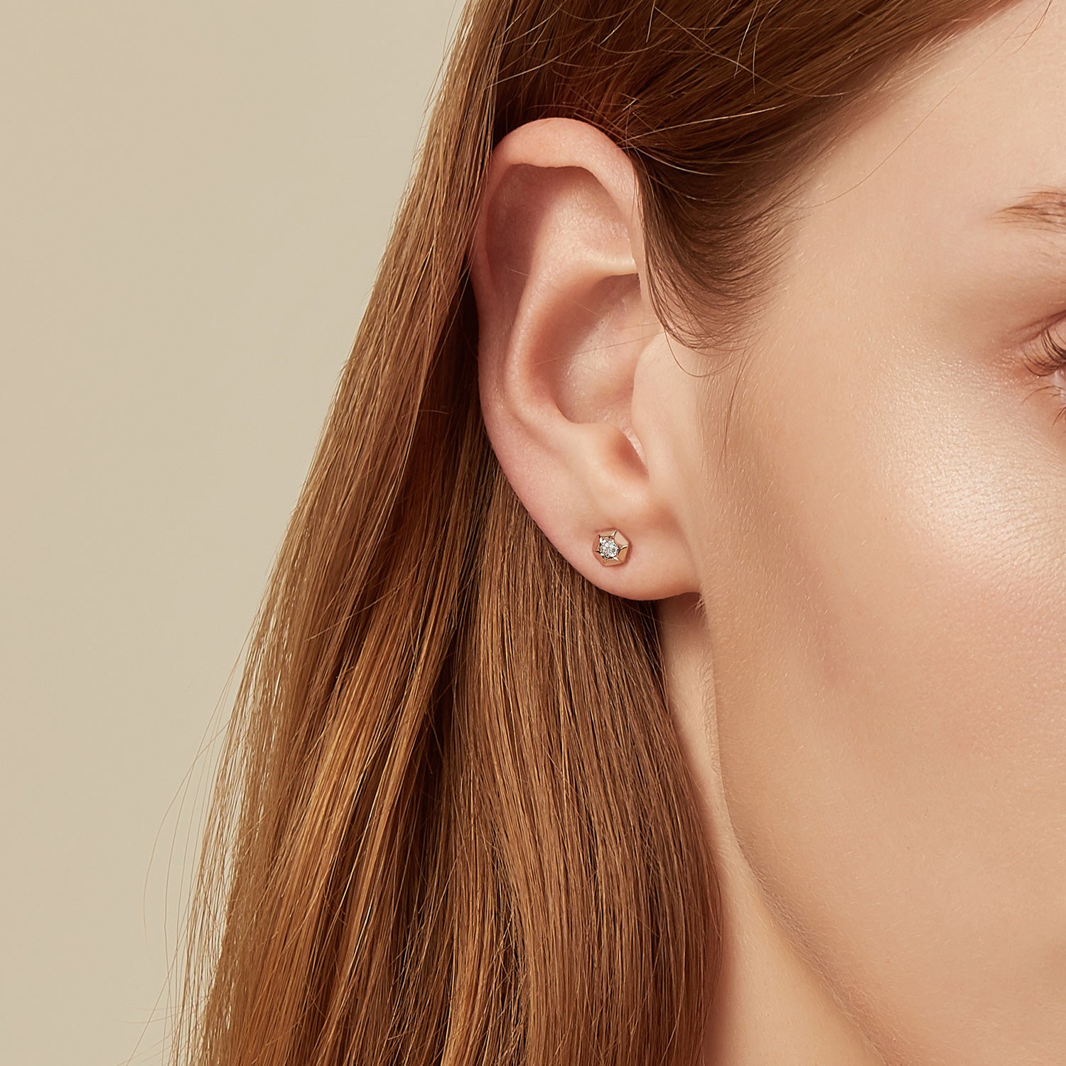 Miss. Doux Gold Earring - DIDIER DUBOT