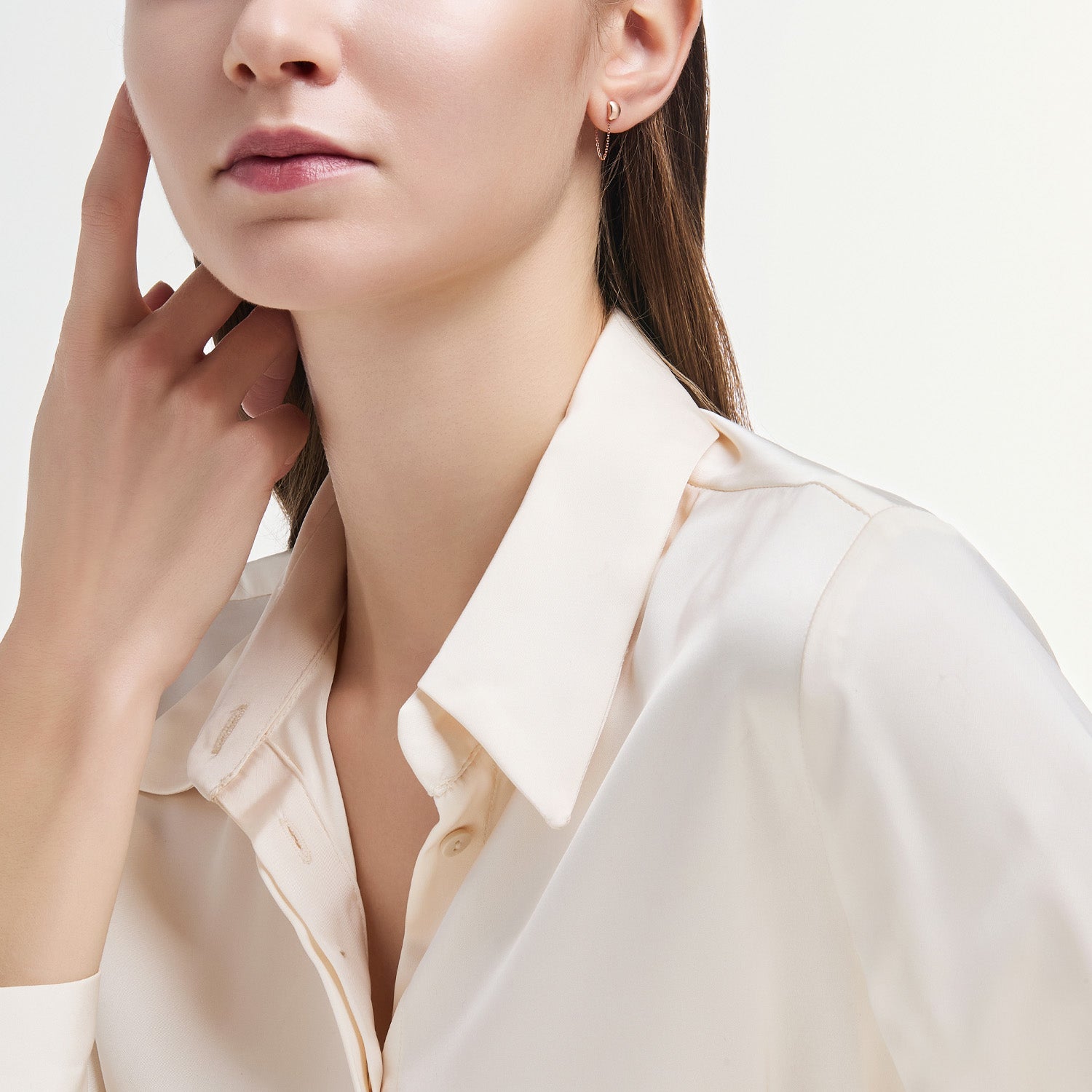 Miss. Doux Gold Earring - DIDIER DUBOT