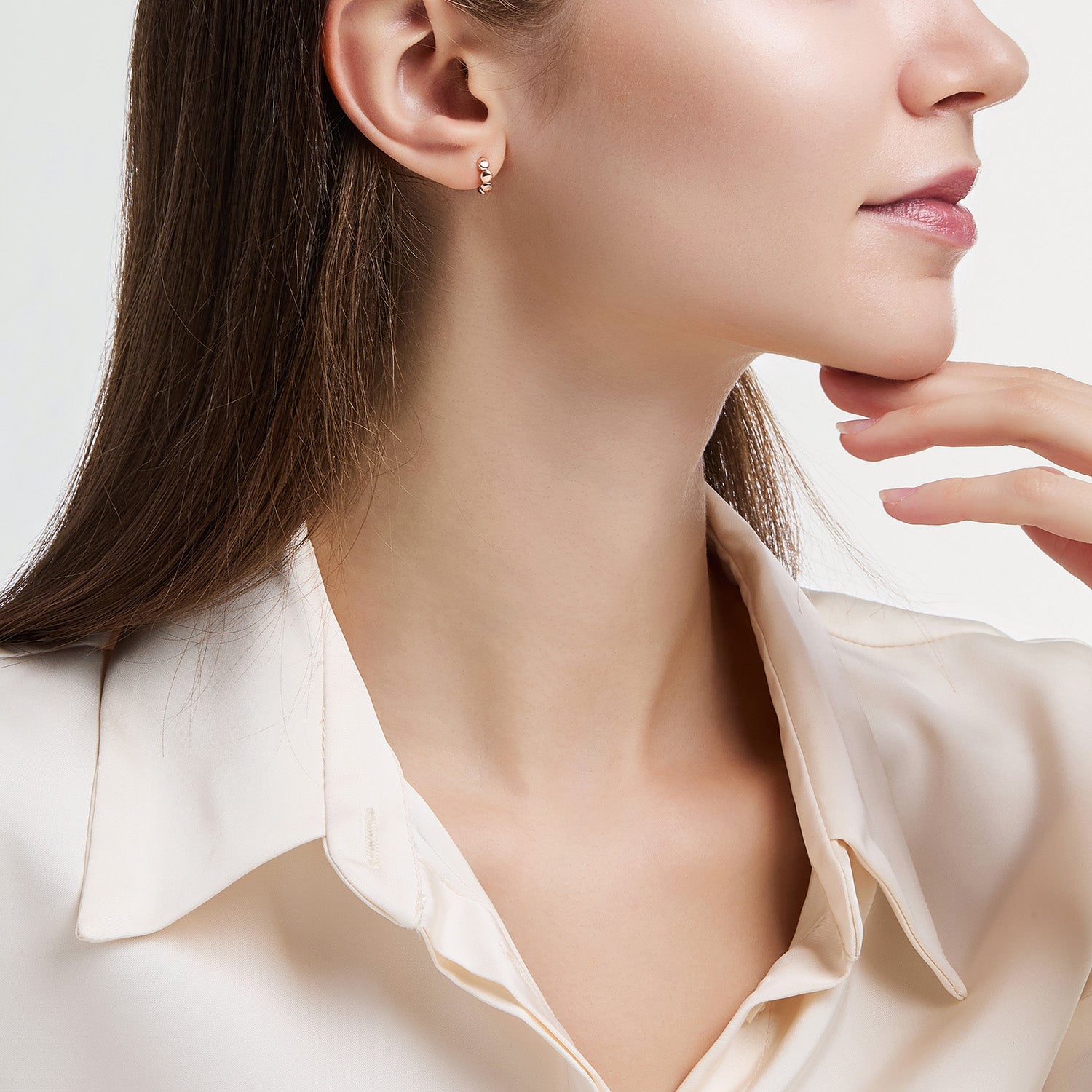 Miss. Doux Gold Earring - DIDIER DUBOT