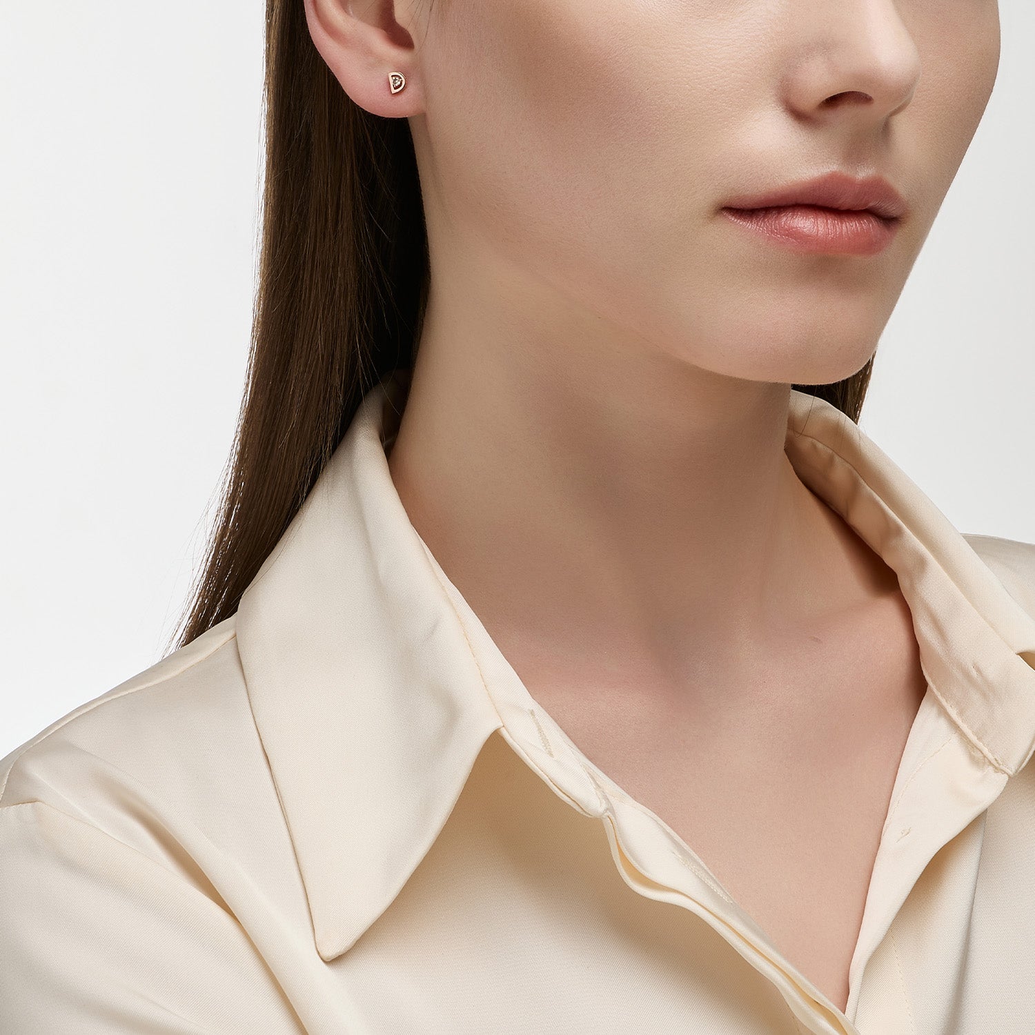 Miss. Doux Gold Earring - DIDIER DUBOT