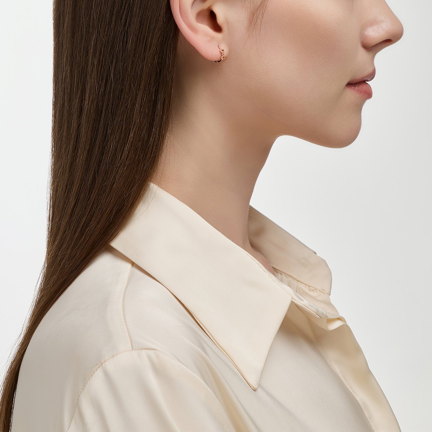 Miss. Doux Gold Earring - DIDIER DUBOT