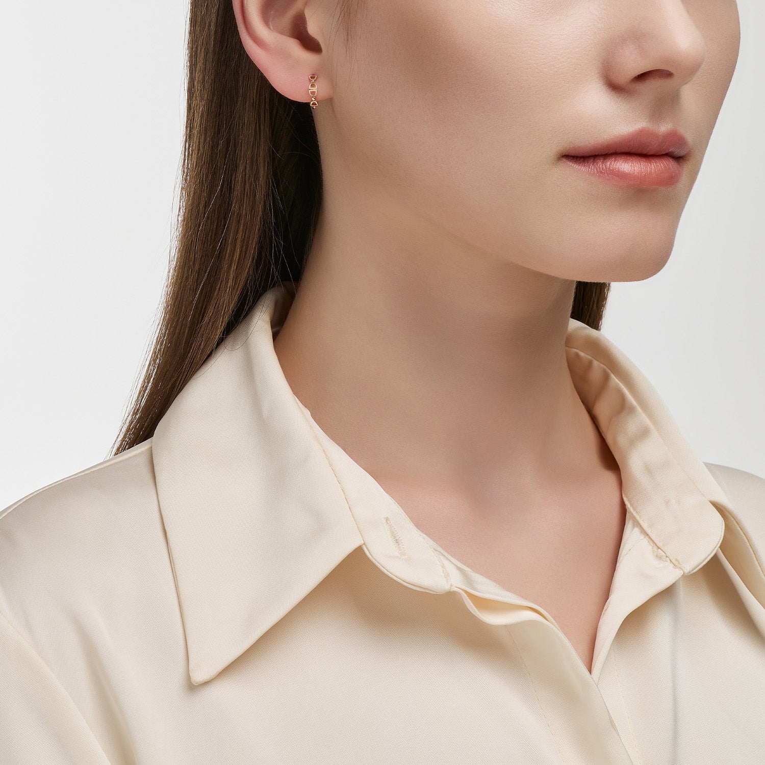 Miss. Doux Gold Earring - DIDIER DUBOT