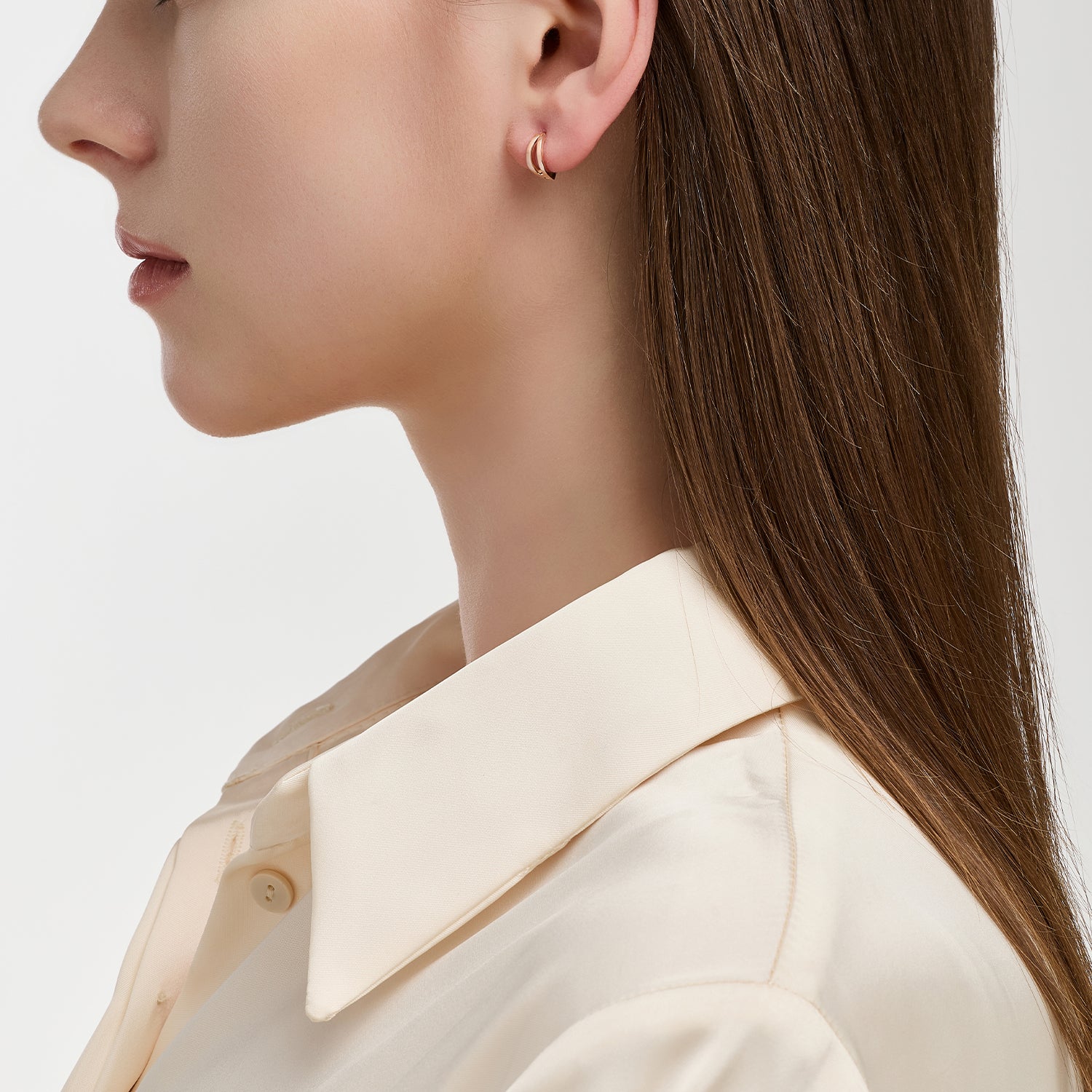 Miss. Doux Gold Earring - DIDIER DUBOT