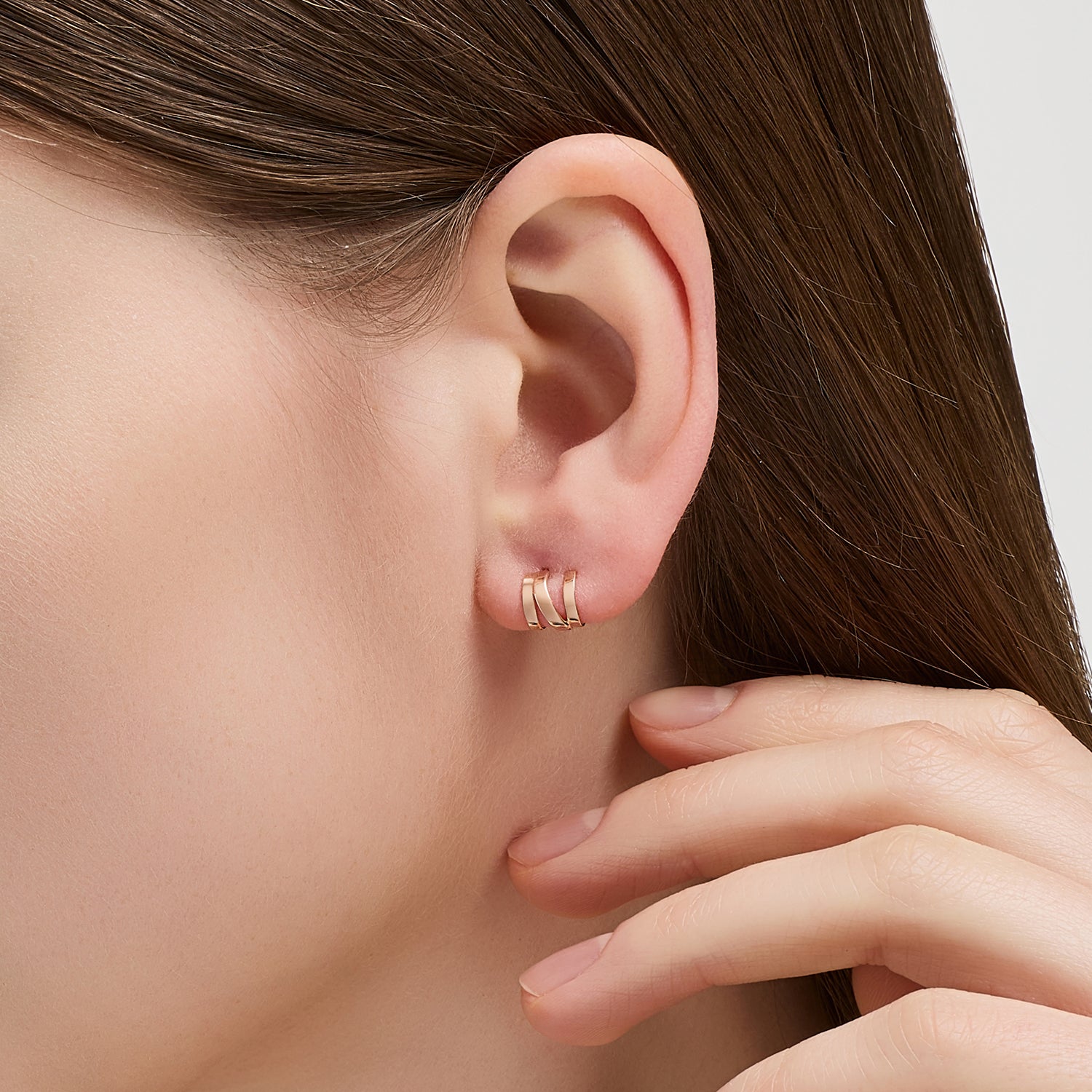 Miss. Doux Gold Earring - DIDIER DUBOT