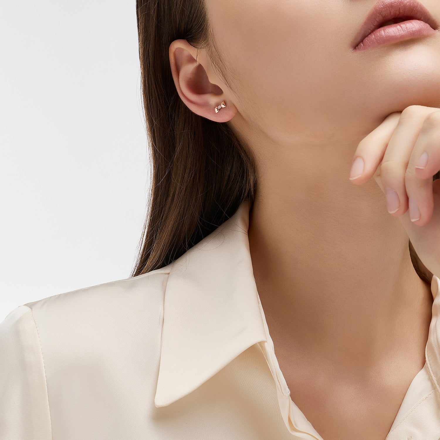 Miss. Doux Gold Earring - DIDIER DUBOT