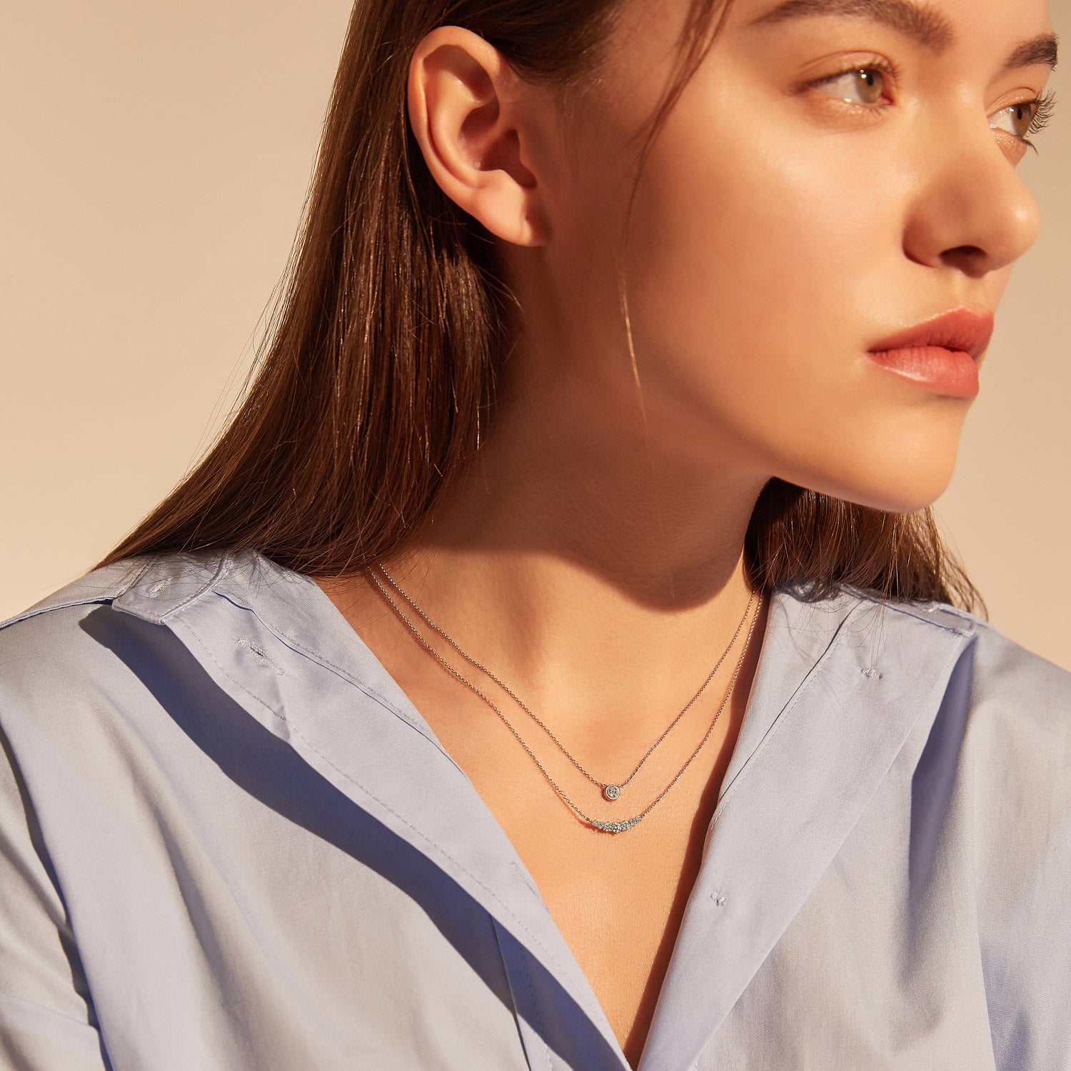 Miss. Doux Gold Necklace - DIDIER DUBOT