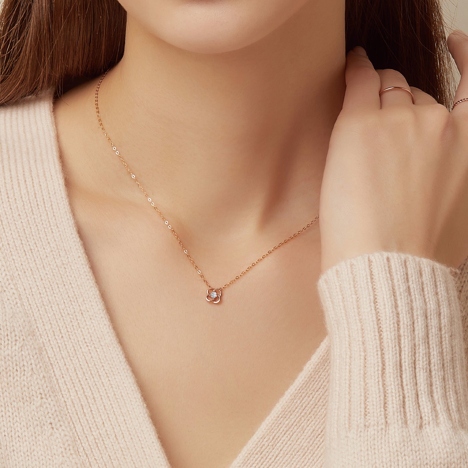 Miss. Doux Gold Necklace - DIDIER DUBOT