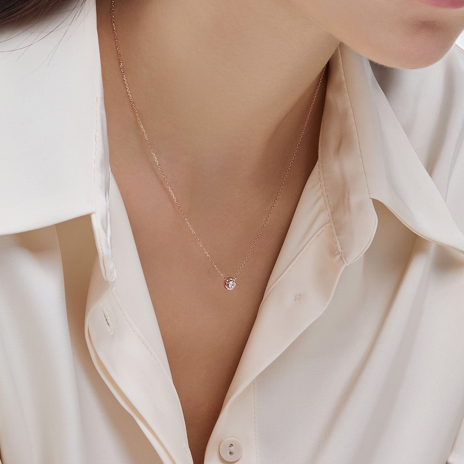 Miss. Doux Gold Necklace - DIDIER DUBOT