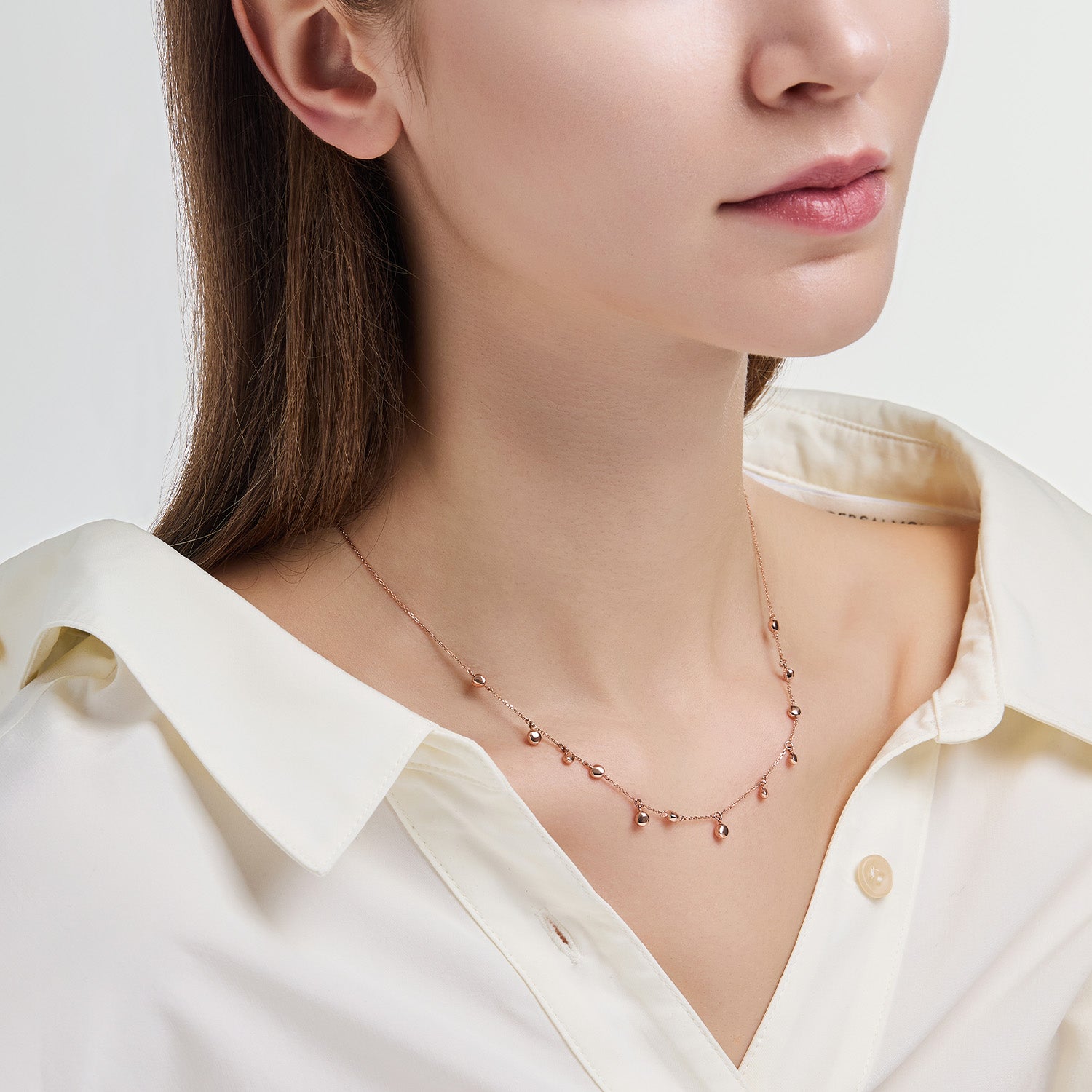 Miss. Doux Gold Necklace - DIDIER DUBOT