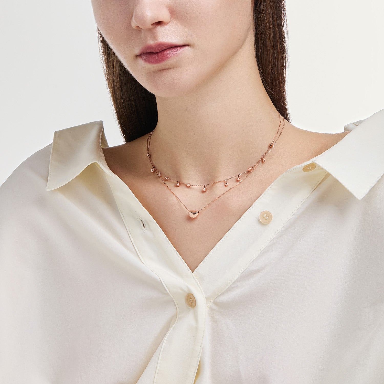 Miss. Doux Gold Necklace - DIDIER DUBOT