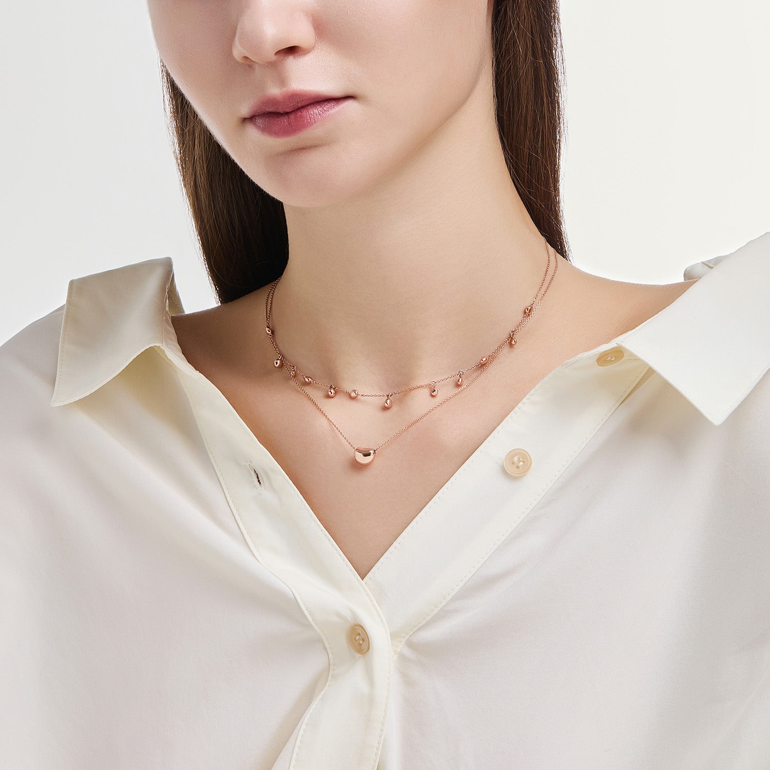 Miss. Doux Gold Necklace - DIDIER DUBOT