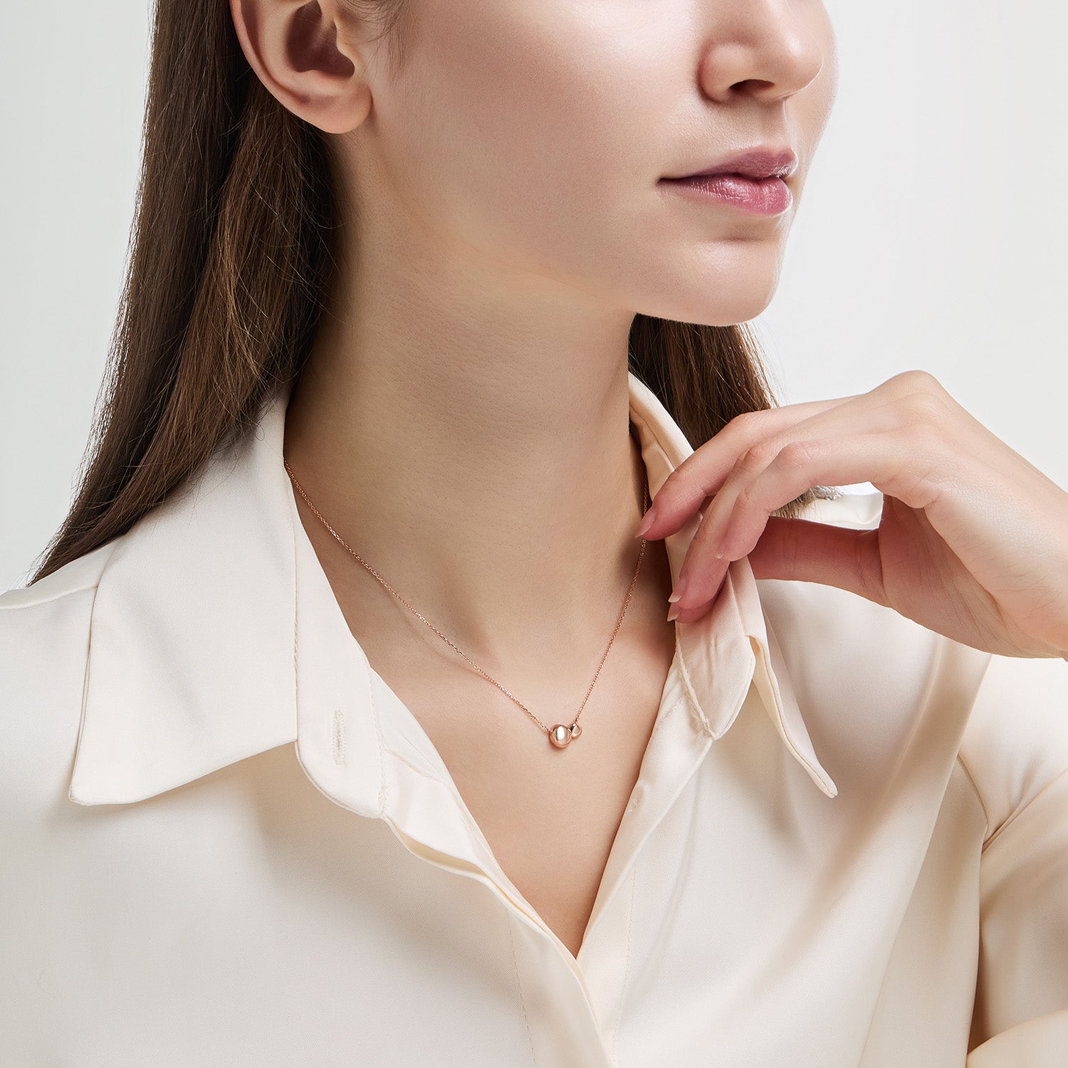 Miss. Doux Gold Necklace - DIDIER DUBOT