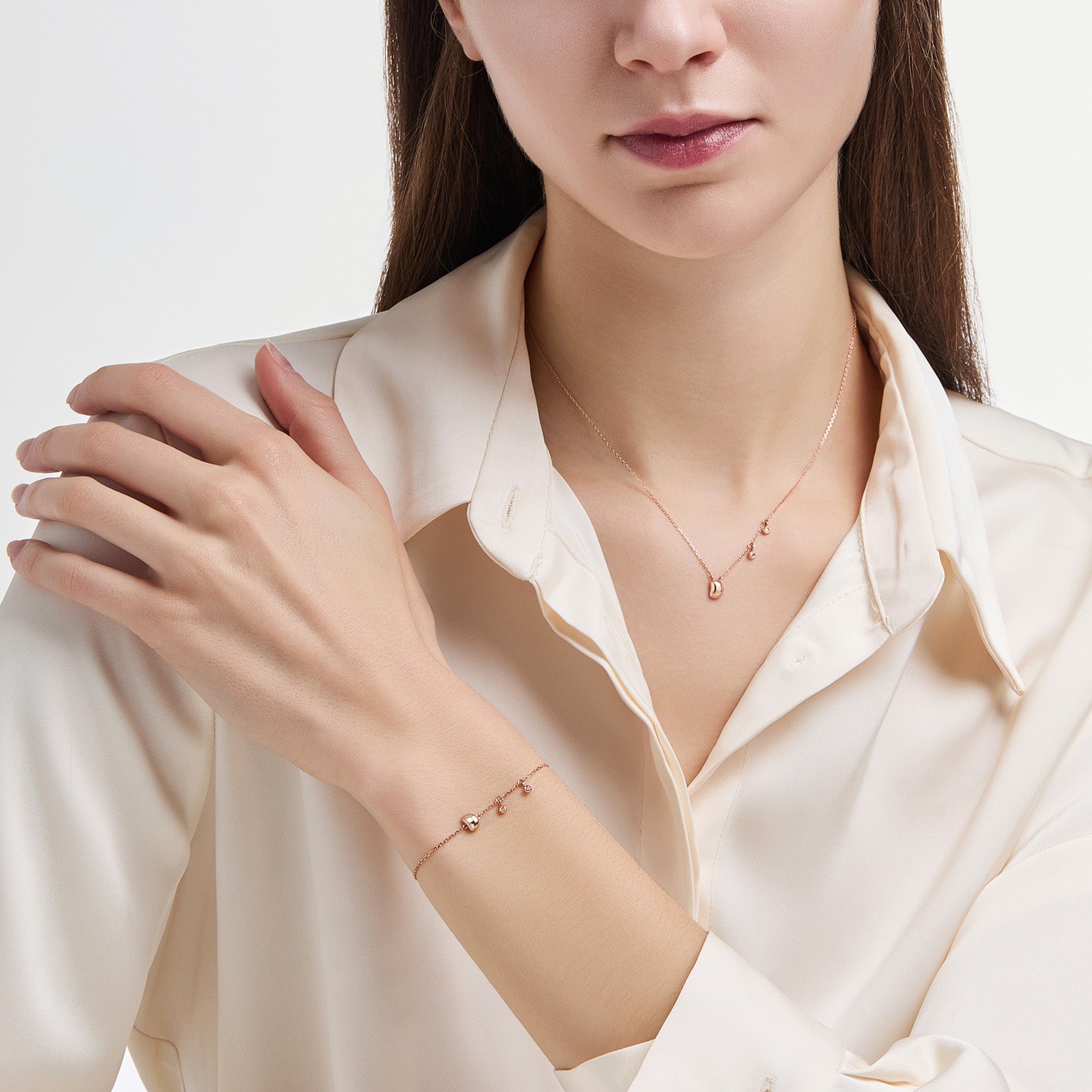 Miss. Doux Gold Necklace - DIDIER DUBOT