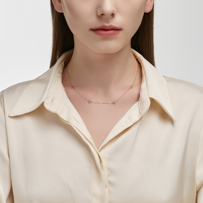 Miss. Doux Gold Necklace - DIDIER DUBOT