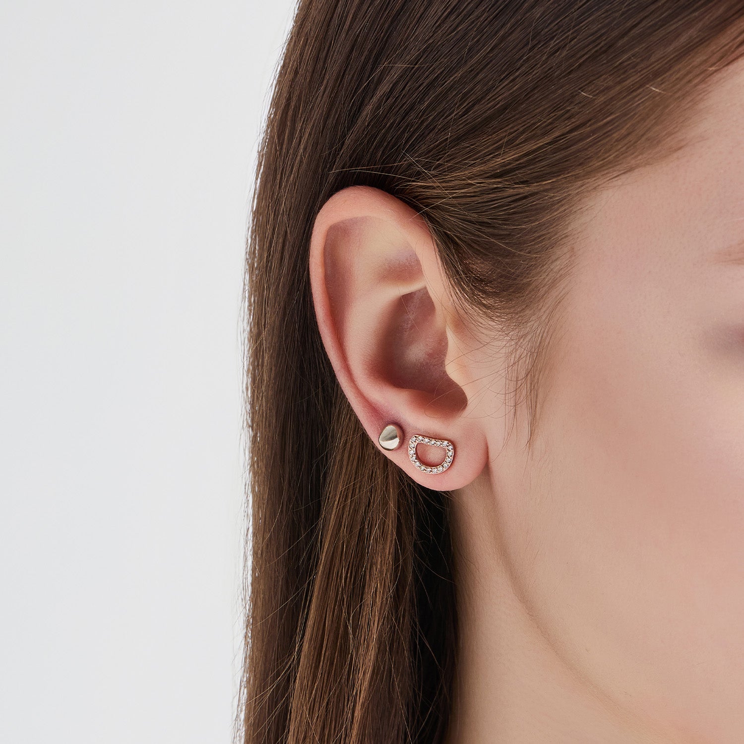 Miss. Doux Gold One-sided Earring - DIDIER DUBOT