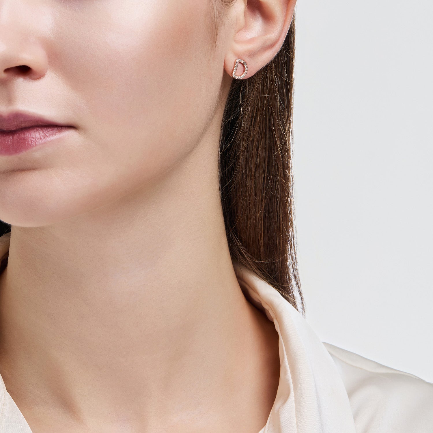 Miss. Doux Gold One-sided Earring - DIDIER DUBOT